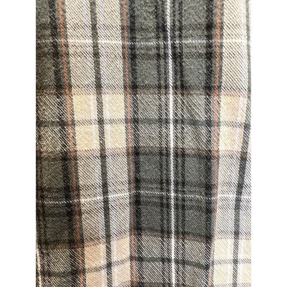 LL Bean Shirt Mens M Green/Yellow Plaid Long Sleeve Button Down Traditional‎ Fit - Picture 3 of 6